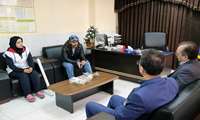 دیدار دوچرخه سواران سفیر اهدای عضو با سرپرست دانشگاه علوم پزشکی